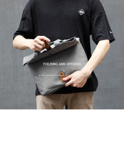 Fashion OXFORD CLOTH PVC Canvas Men's Messenger Bag Handbag Shoulder Bag For Men - imessengerbags