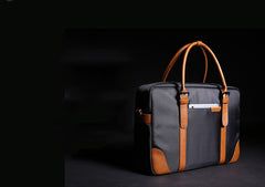 Fashion Nylon Clothing Black Men's Large Handbag Briefcase Business Laptop Business For Men - imessengerbags
