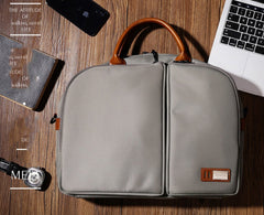 Fashion Oxford Cloth PVC Men's 13'' Blue Briefcase Business Computer Handbag For Men - imessengerbags