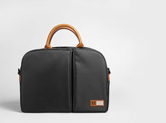 Fashion Oxford Cloth PVC Men's 13'' Blue Briefcase Business Computer Handbag For Men - imessengerbags