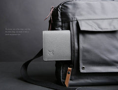 Fashion PVC Canvas Men's Khaki Large Handbag Briefcase Business Laptop Business For Men - imessengerbags