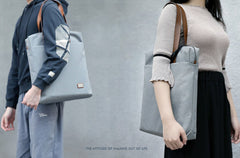 Fashion OXFORD CLOTH PVC Black Men's Women's Laptop Handbag Briefcase Business Briefcase For Men - imessengerbags