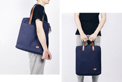 Fashion OXFORD CLOTH PVC Black Men's Women's Laptop Handbag Briefcase Business Briefcase For Men - imessengerbags