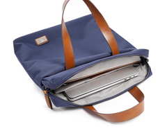 Fashion OXFORD CLOTH PVC Black Men's Women's Laptop Handbag Briefcase Business Briefcase For Men - imessengerbags