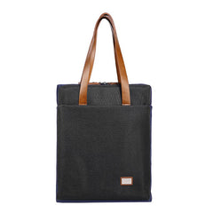 Fashion OXFORD CLOTH PVC Black Men's Women's Laptop Handbag Briefcase Business Briefcase For Men - imessengerbags