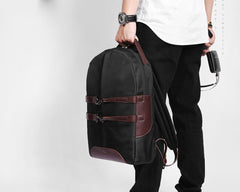Fashion OXFORD CLOTH PVC Blue Men's Fashion Backpack Travel Backpack Computer Backpack For Men - imessengerbags