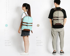 Fashion OXFORD CLOTH PVC Blue Men's Fashion Backpack Travel Backpack Computer Backpack For Men - imessengerbags