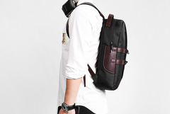 Fashion OXFORD CLOTH PVC Blue Men's Fashion Backpack Travel Backpack Computer Backpack For Men - imessengerbags