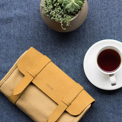 Fashion Canvas Men's Twofold Multi-Function Digital Storage Bag Mobile Phone Bag For Men - imessengerbags