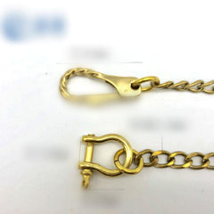 Fashion Pure Brass 18'' Wallet Chain Biker Wallet Chain Pants Chain for Men - imessengerbags