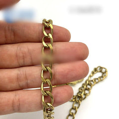 Fashion Pure Brass 18'' Wallet Chain Biker Wallet Chain Pants Chain for Men - imessengerbags
