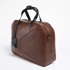 Fashion PU Men's Black Business Briefcase Computer Brown Briefcase Handbag For Men - imessengerbags