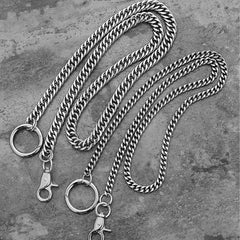 Fashion Men's Women's Self Defense Long Hip Hop Pants Chain Biker Wallet Chain For Men - imessengerbags