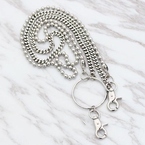 Fashion Men's Women's Silver Long Jean Pants Chain Biker Wallet Chains For Men - imessengerbags