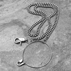 Fashion Men's Women's Silver Long Hip Hop Pants Chain Biker Wallet Chain For Men - imessengerbags