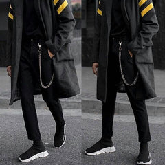 Fashion Men's Women's Self Defense Long Hip Hop Pants Chain Biker Wallet Chain For Men - imessengerbags