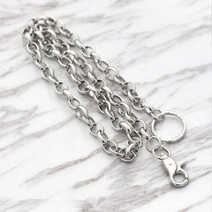 Fashion Men's Women's Silver Long Jean Pants Chain Biker Wallet Chain For Men