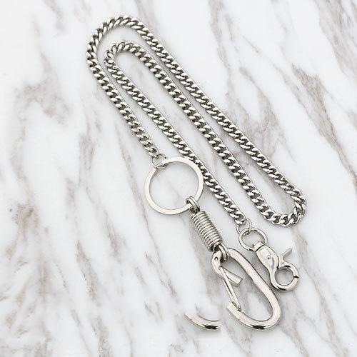 Fashion Men's Women's Silver Long Jean Pants Chain Biker Wallet Chain For Men - imessengerbags