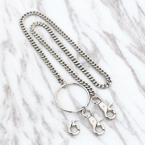 Fashion Men's Women's Silver Long Hip Hop Pants Chain Biker Wallet Chain For Men - imessengerbags
