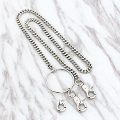 Fashion Men's Women's Self Defense Long Hip Hop Pants Chain Biker Wallet Chain For Men - imessengerbags