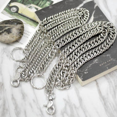 Fashion Men's Women's Silver Long Hip Hop Pants Chain Biker Wallet Chain For Men