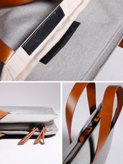 Fashion Oxford Cloth PVC Women Pink Briefcase Business Computer Handbag For Women - imessengerbags