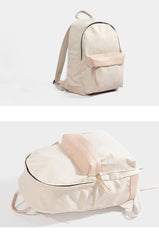 Waxed Canvas Womens Mens Backpack 14'' Green College White Backpack Travel Backpack For Men - imessengerbags