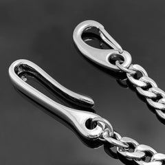 Fashion Stainless Steel Mens 18'' Silver Pants Chain Wallet Chain Motorcycle Wallet Chain for Men - imessengerbags