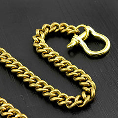 Cool Gold Long Snake Pants Chain Wallet Chain Long Biker Wallet Chain For Men - imessengerbags