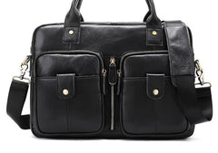 GENUINE LEATHER MENS Laptop BAG BRIEFCASE WORK BAG BUSINESS BAGS FOR MEN