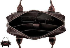 GENUINE LEATHER MENS Laptop BAG BRIEFCASE WORK BAG BUSINESS BAGS FOR MEN
