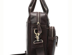 GENUINE LEATHER MENS Laptop BAG BRIEFCASE WORK BAG BUSINESS BAGS FOR MEN