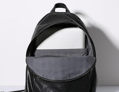 Genuine Leather Mens Cool Backpack Sling Bag Large Travel Bag Hiking Bag for Men