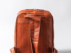 Genuine Leather Mens Cool Backpack Sling Bag Large Travel Bag Hiking Bag for Men