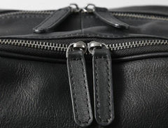 Genuine Leather Mens Cool Backpack Sling Bag Large Travel Bag Hiking Bag for Men