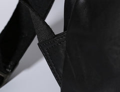 Genuine Leather Mens Cool Backpack Sling Bag Large Travel Bag Hiking Bag for Men