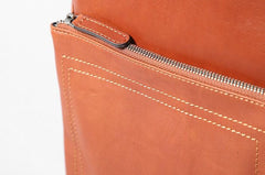 Genuine Leather Mens Cool Backpack Sling Bag Large Travel Bag Hiking Bag for Men
