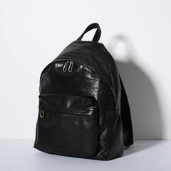 Genuine Leather Mens Cool Backpack Sling Bag Large Travel Bag Hiking Bag for Men