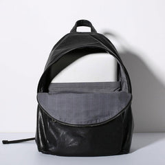 Genuine Leather Mens Cool Backpack Sling Bag Large Travel Bag Hiking Bag for Men