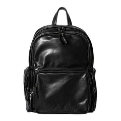 Genuine Leather Mens Cool Backpack Sling Bag Large Travel Bag Hiking Bag for Men