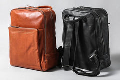Genuine Leather Mens Cool Backpack Sling Bag Large Travel Bag Hiking Bag for Men