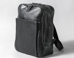 Genuine Leather Mens Cool Backpack Sling Bag Large Travel Bag Hiking Bag for Men