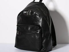 Genuine Leather Mens Cool Backpack Sling Bag Large Travel Bag Hiking Bag for Men