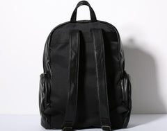 Genuine Leather Mens Cool Backpack Sling Bag Large Travel Bag Hiking Bag for Men