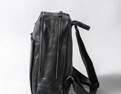Genuine Leather Mens Cool Backpack Sling Bag Large Travel Bag Hiking Bag for Men
