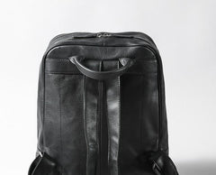 Genuine Leather Mens Cool Backpack Sling Bag Large Travel Bag Hiking Bag for Men