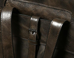 Genuine Leather Mens Cool Handbag Shoulder Bag Messenger Bag Laptop Bag for Men