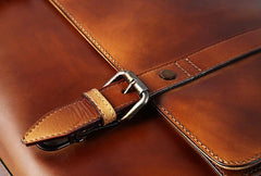Genuine Leather Mens Cool Messenger Bag Large Briefcase Work Bag Business Bag Laptop Bag for men