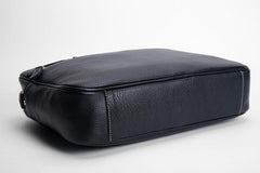 Genuine Leather Mens Cool Messenger Bag Large Briefcase Work Bag Business Bag Laptop Bag for men