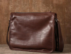 Genuine Leather Mens Cool Shoulder Bag Messenger Bag Chest Bag Bike Bag Cycling Bag for men - imessengerbags
